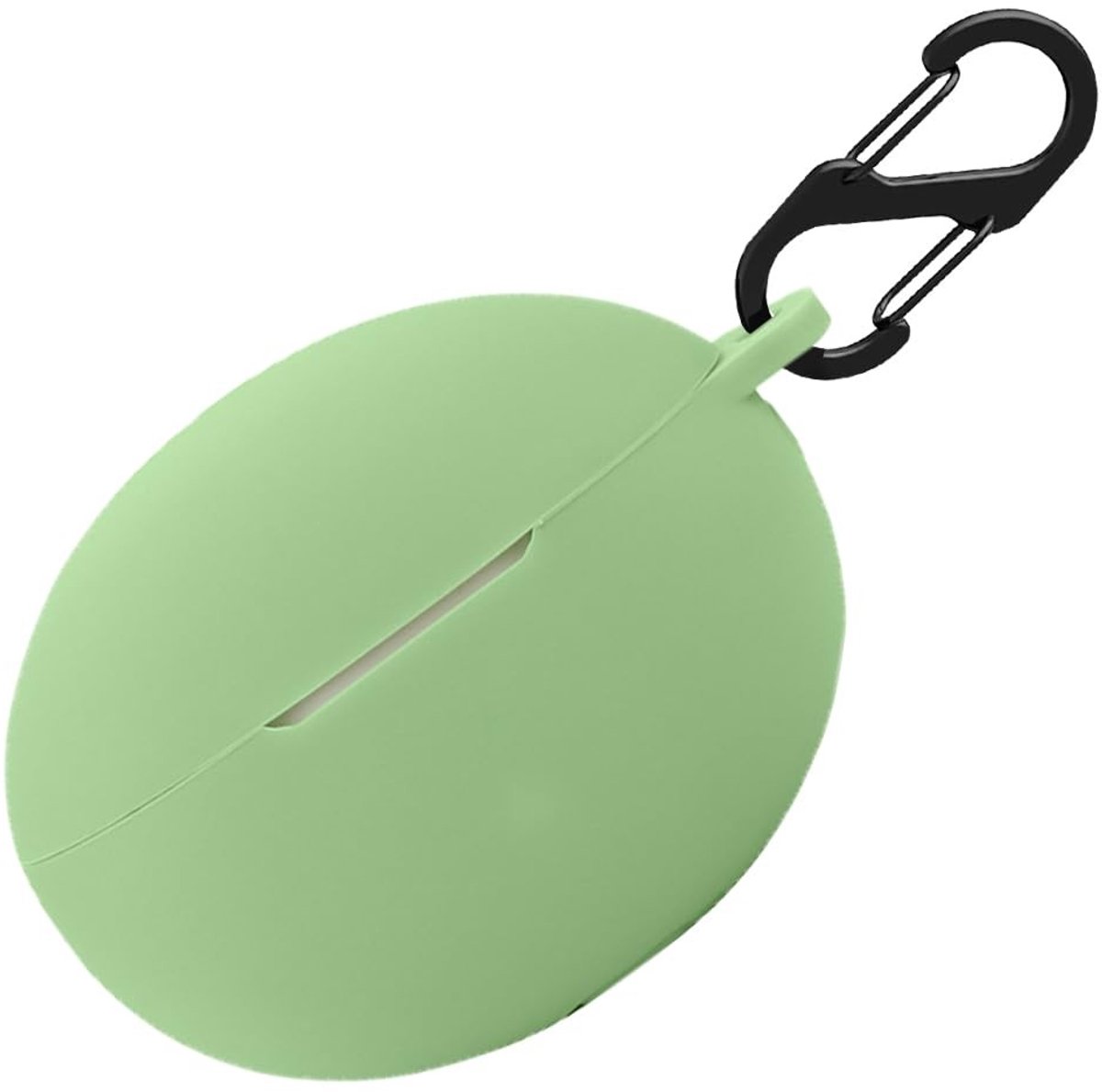 Allecto - Beschermhoes Xiaomi Redmi Buds 4 - Siliconen - Schokbestendig - Groen - Sleutelhanger - Hoesje - Draadloze oordopjes - Geschikt voor Xiao...