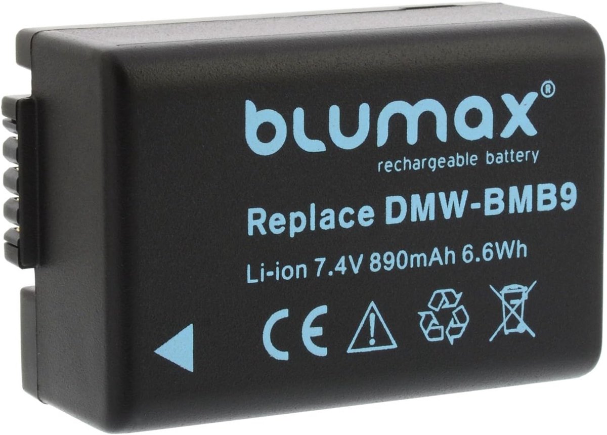 Camera Accu - Reserve Batterij - Fotografie - Lithium-ion Technologie - 890mAh 7.4V