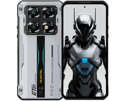 OUKITEL WP60 5G Rugged Smartphone - 8GB RAM + 256GB Opslag - 7,2 inch HD+ Scherm - 10000mAh - Zilverterij - 108MP Camera - NFC - Android 15