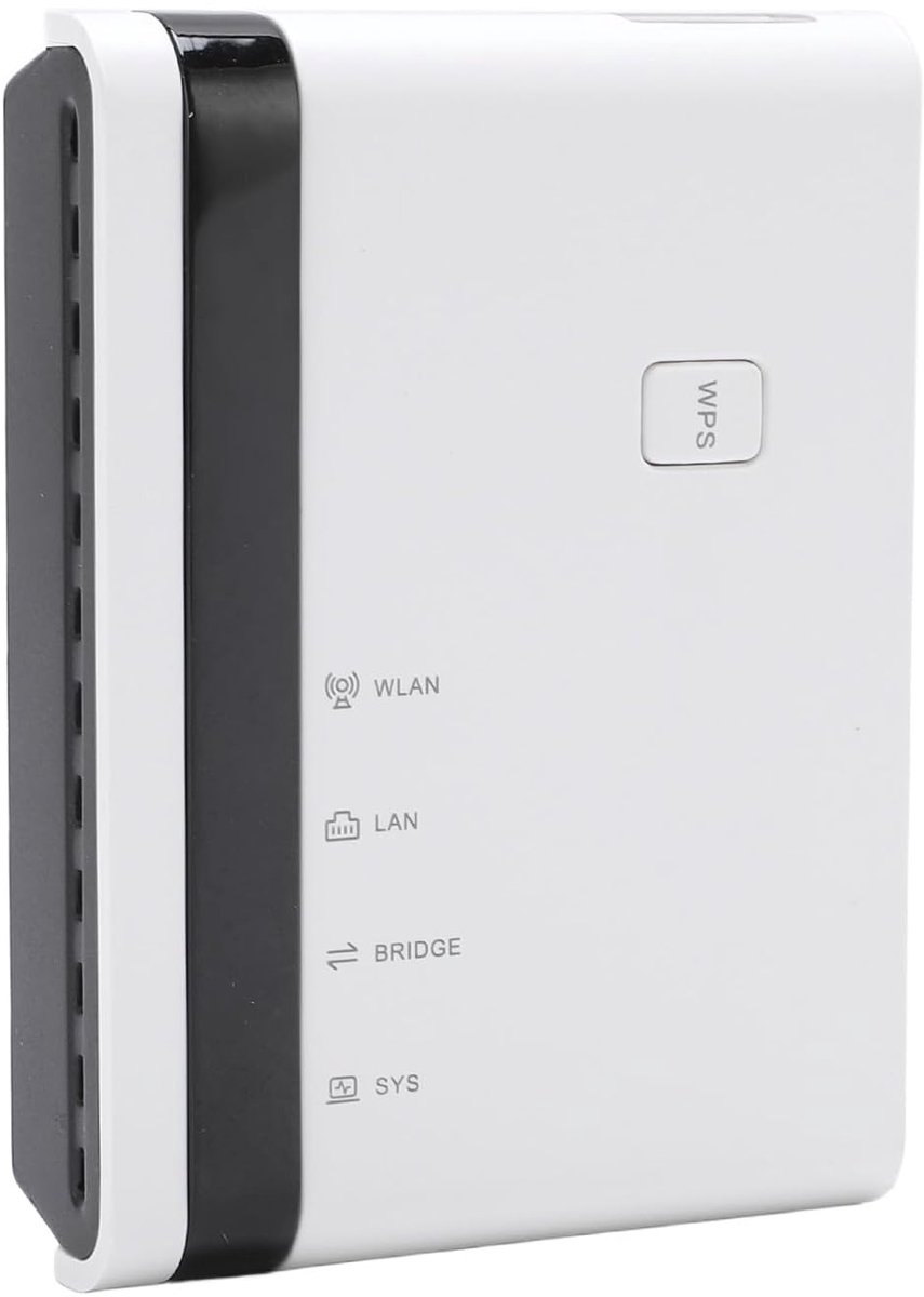 Netwerk Printserver - Printer Delen - Kantoor Thuis - 4 Printers Delen - 17 x 10 x 5 cm