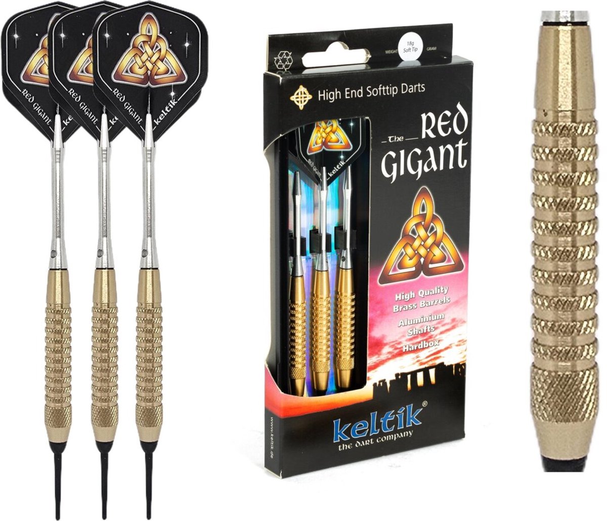 Softdart Soft Dart Pijlen Keltik Red Gigant 16 g