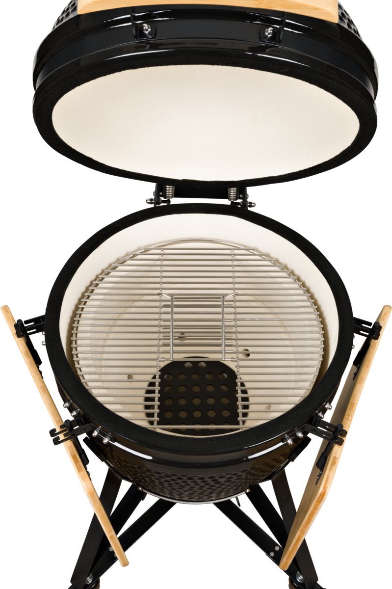 Inferno Large Kamado Barbecue - Grilloppervlakte 47cm / 19inch - Zwart – foto 7