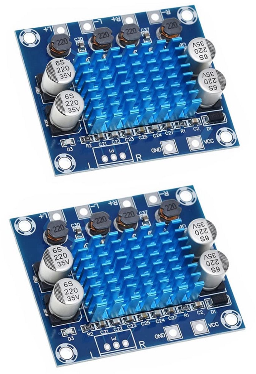 2 Stuks Digitale Stereo Audio Versterker 30W + 30W - 2.0 Kanaals Klasse D Versterker 8-26V