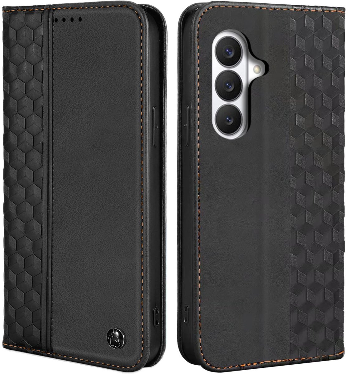 Leder Flip Case voor Smartphone - Stoßbestendige Bescherming - Met Kaartenhouders