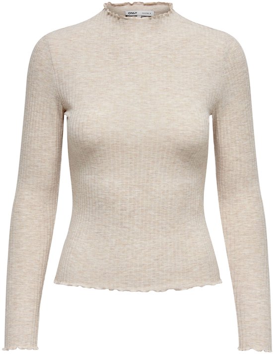 ONLY ONLEMMA L/ S HIGH NECK TOP NOOS JRS T-shirt Femme - Taille S