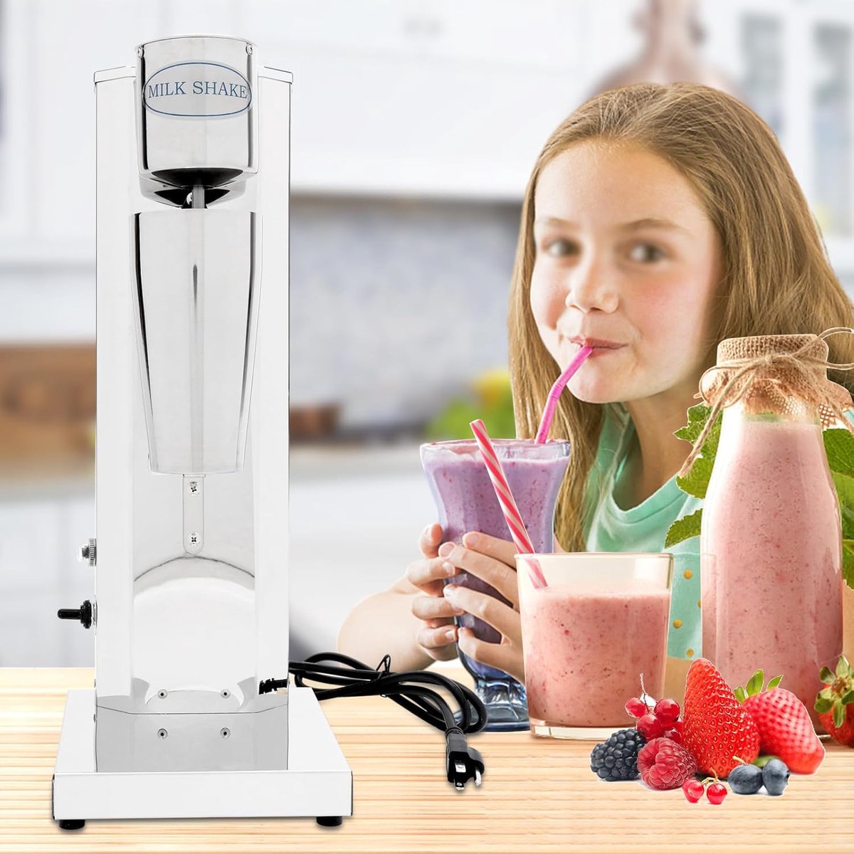 Milkshake Machine - Milkshake Maker - Voor Thuis - Frappe Mixer - IJskoffie - Dessertdrank