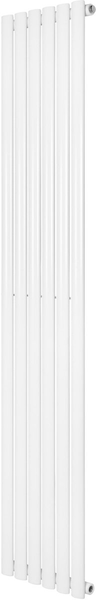 Ovale design radiator - 1 kolom - 1800x360 mm - wit