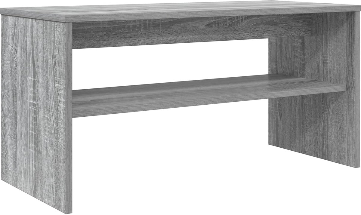 vidaXL - TV - Kast - Grijs - Sonoma - 80 - x - 35 - x - 40 - cm - Bewerkt - hout