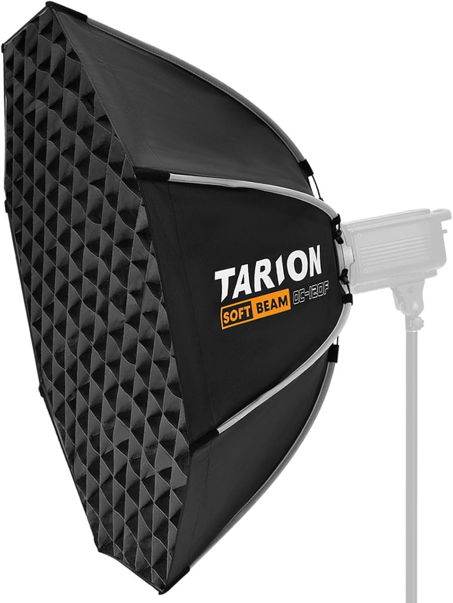 Grote 120 cm Achthoekige Softbox voor Studiofotografie en Video - Snel Montage Systeem