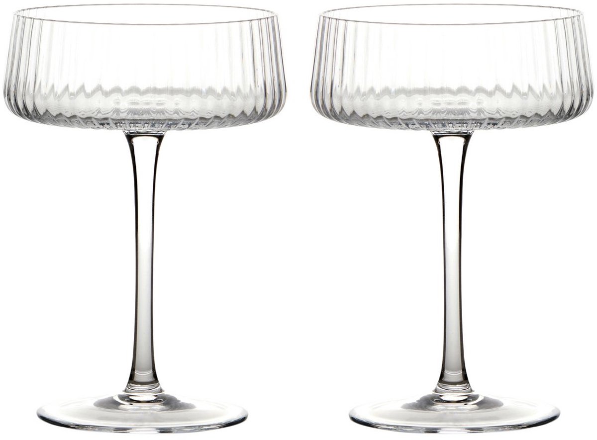 Anton Studio Design Set van 2 champagneschotels champagne glas - Empire