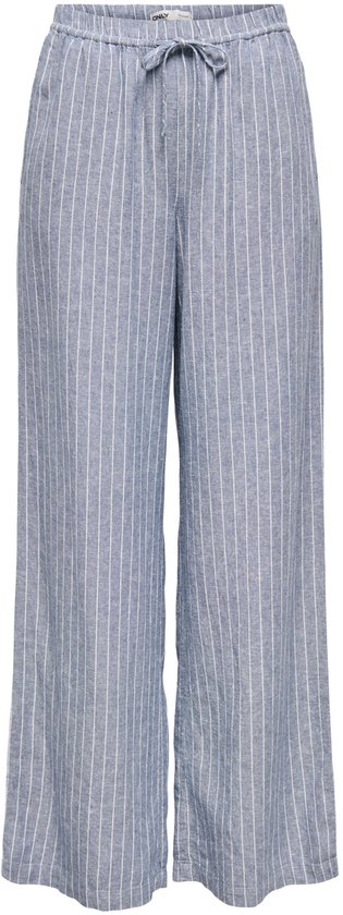 ONLY - ONLLUDO LINEN BLEND STRIPE PANTS CC OTW - Fille - Leggings
