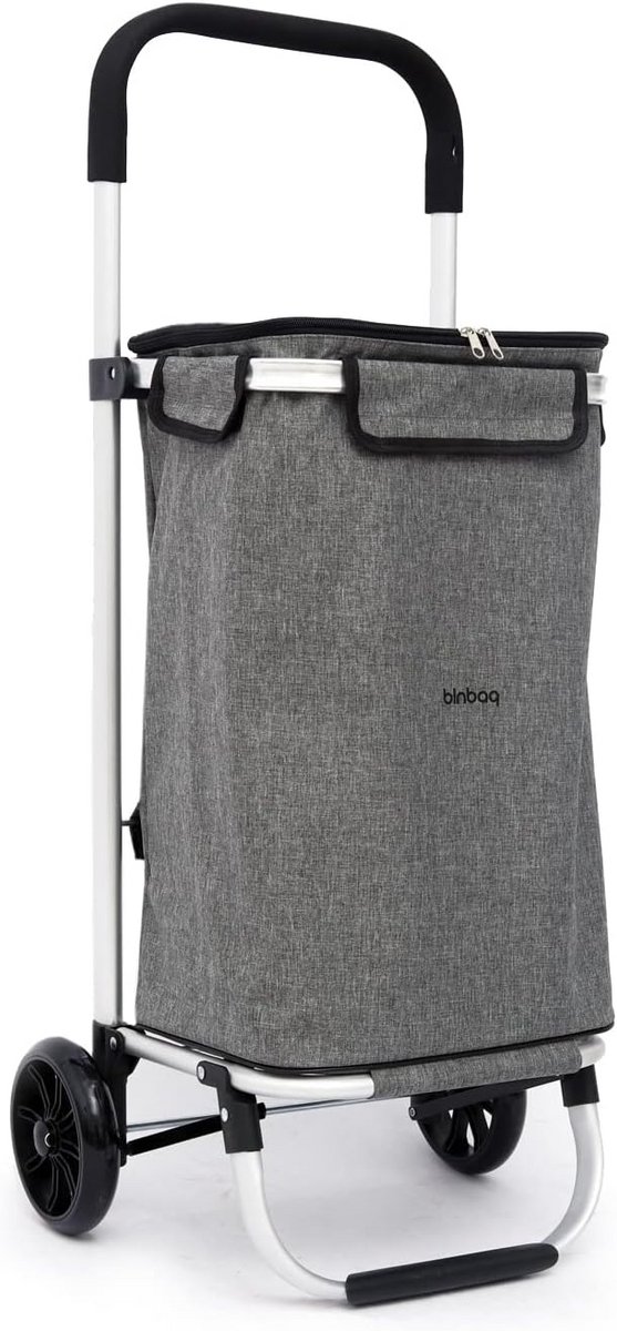 Opvouwbare Boodschappentrolley met Grote Capaciteit (45L) - Lichtgewicht en Stabiel