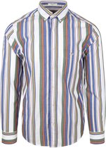 Chemise décontractée Gant à rayures multicolores - Taille L - Homme - Chemises décontractées