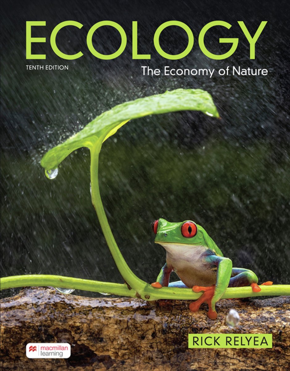 Omslag van Ecology: The Economy of Nature