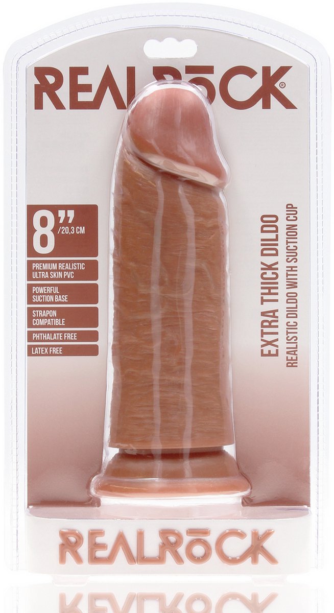 Extra Thick Straight without Balls 20,3 cm - Tan