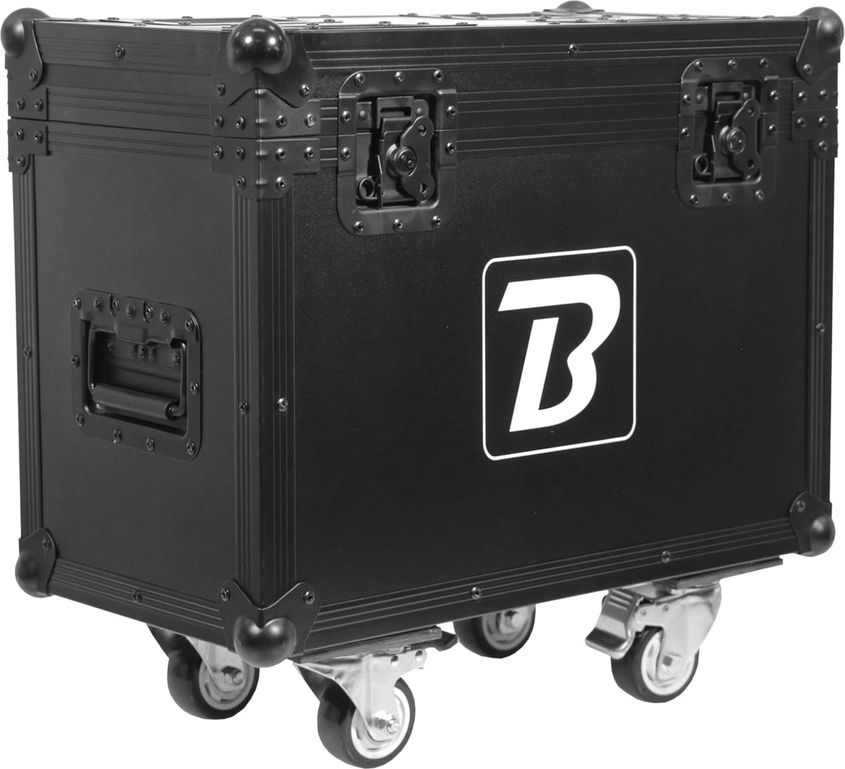 Universele Professionele Flightcase Zwart met Wielen - Robuuste Transportkoffer