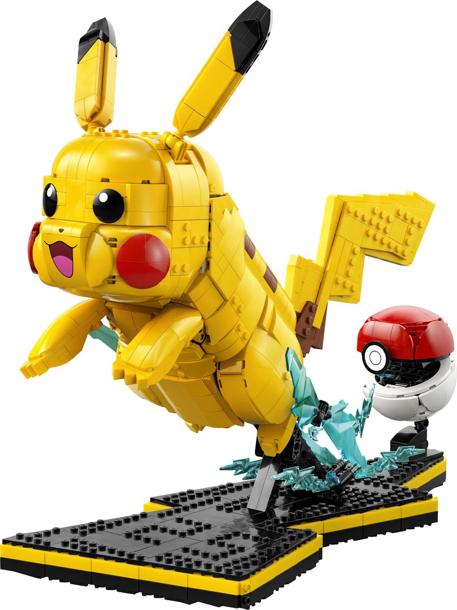 LEGO Pokémon Pikachu en Pokéball Bouwpakket voor Volwassenen en Woondecoratie - 72152 – foto 6