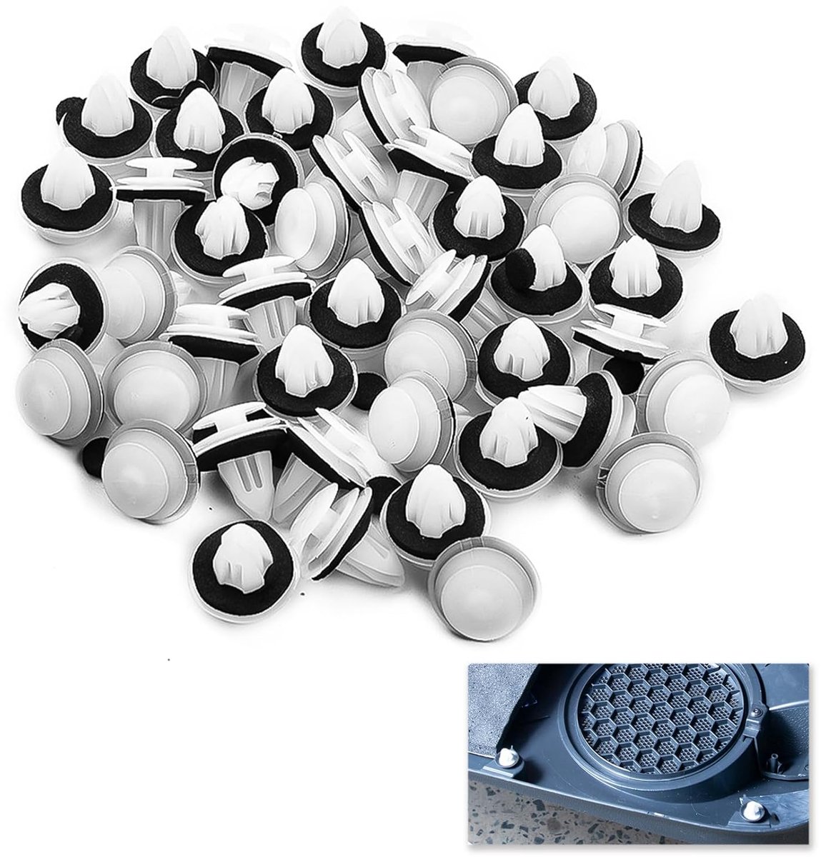 100 stuks Universele Kunststof Clips voor Autobekleding en Bumpers