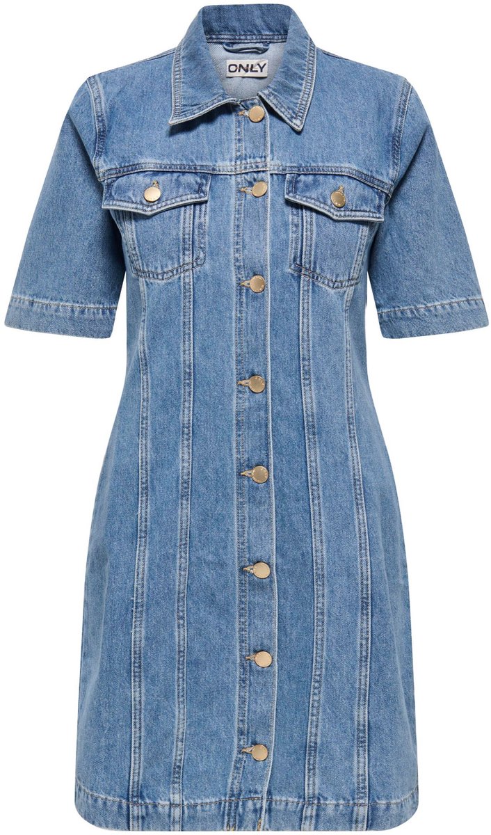 ONLY Denim jurk ONLTHALIA Korte jurk