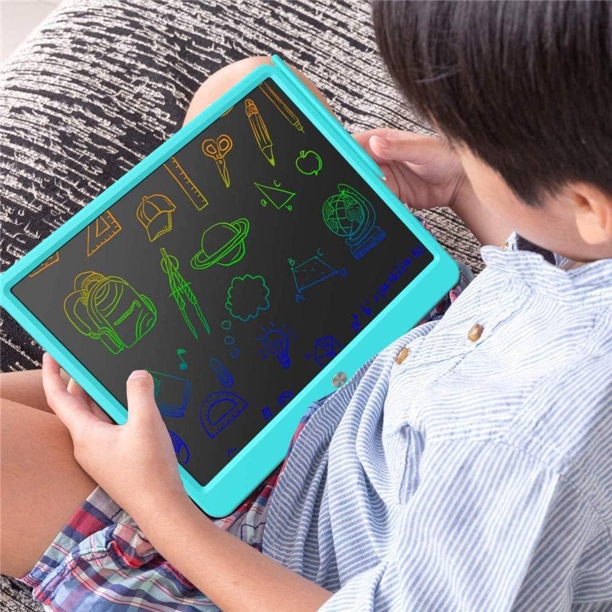 Extra Groot 15 Inch LCD Tekentablet - Kleurrijk & Uitwisbaar Digitaal Schrijfblok
