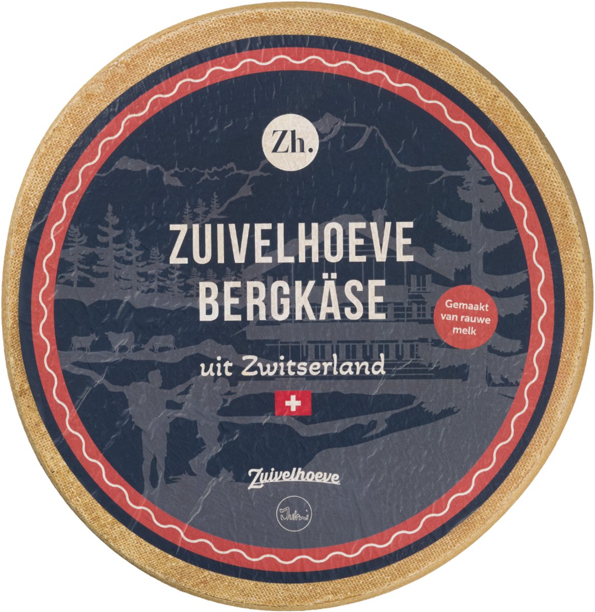 Zuivelhoeve Bergkäse - 500 gram kaas - Zuivelhoeve kaas - Borrelplank - Snack - Altijd vers - Proef & Geniet