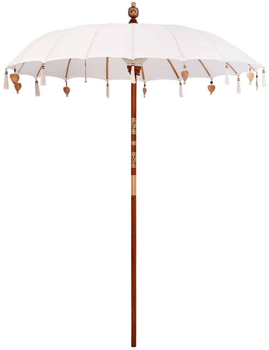 vidaXL - Balinese - Parasol - Crème - 190 - x - 190 - x - 260 - cm - Katoen