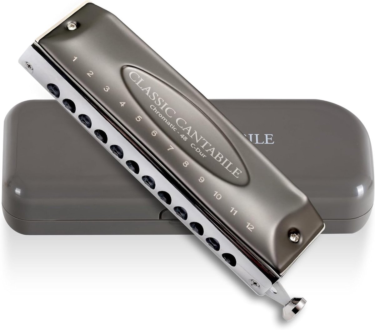 Chromatische Mondharmonica in C-Dur met 48 Tongen - Voor Beginners en Professionals