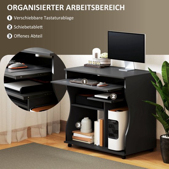 Comput Bureau – Computertafel – Werkplek Tafel – Bureau Met ...