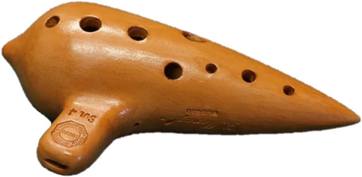Ocarina C-stemming Solist 13 cm Terracotta Puur