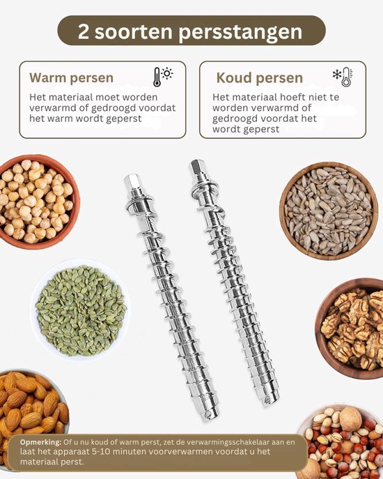 CLVP® Oliepers Machine - Koude Pers - Goud van Merkloos — afbeelding 5
