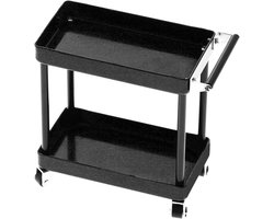 Werkplaatswagen met wielen - 2-laags - Grote opslag - Mobiele gereedschapskar - Rc Kit opslag - Garage reparatiewagen