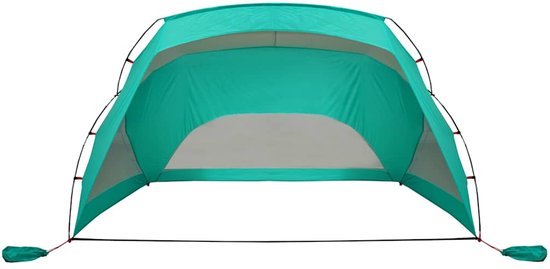 vidaXL - Strandtent - 274x178x170/148 - cm - 185T - polyester - zeegroen van Vidaxl — afbeelding 3