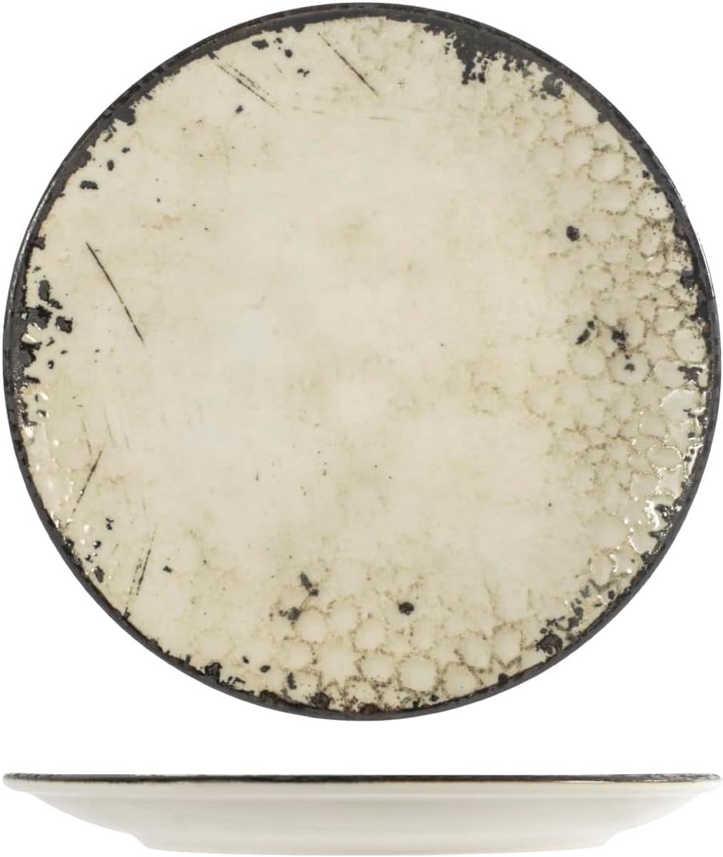 Set van 6 Porseleinen Dinerborden 25 cm