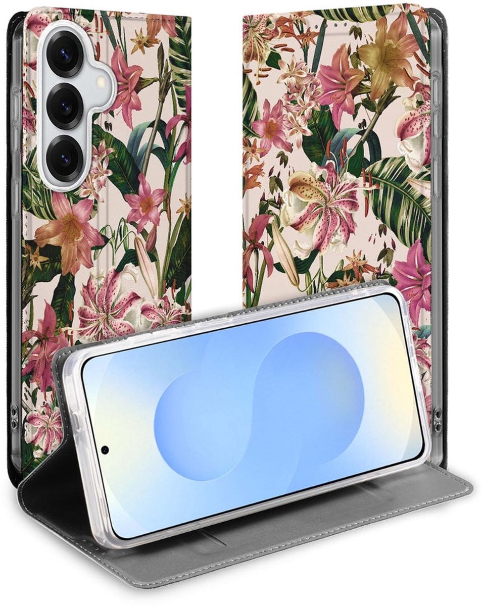 Samsung Galaxy S26 Smart Cover Hoesje Flowers