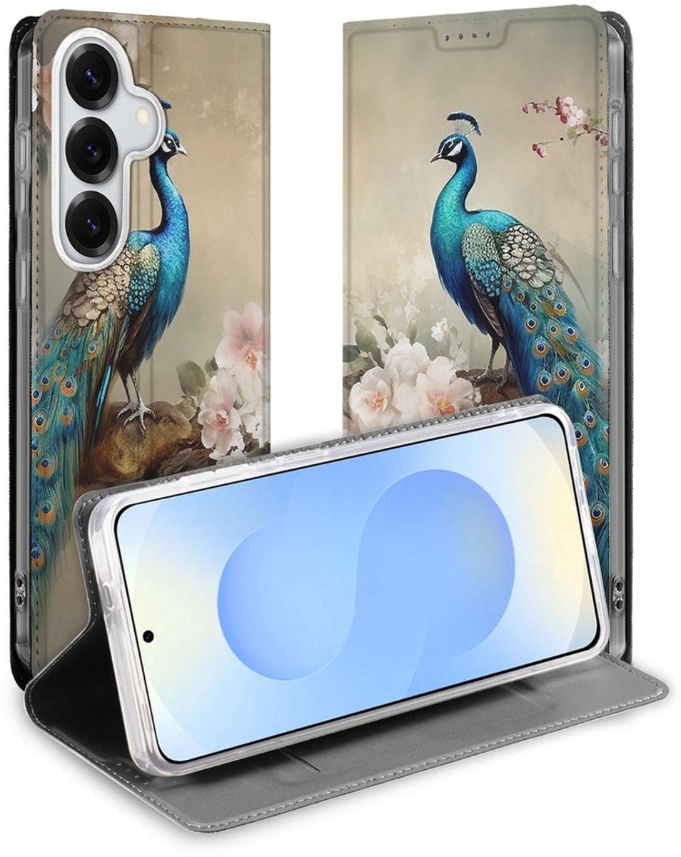 Samsung Galaxy S26 Bookcase Vintage Pauwen