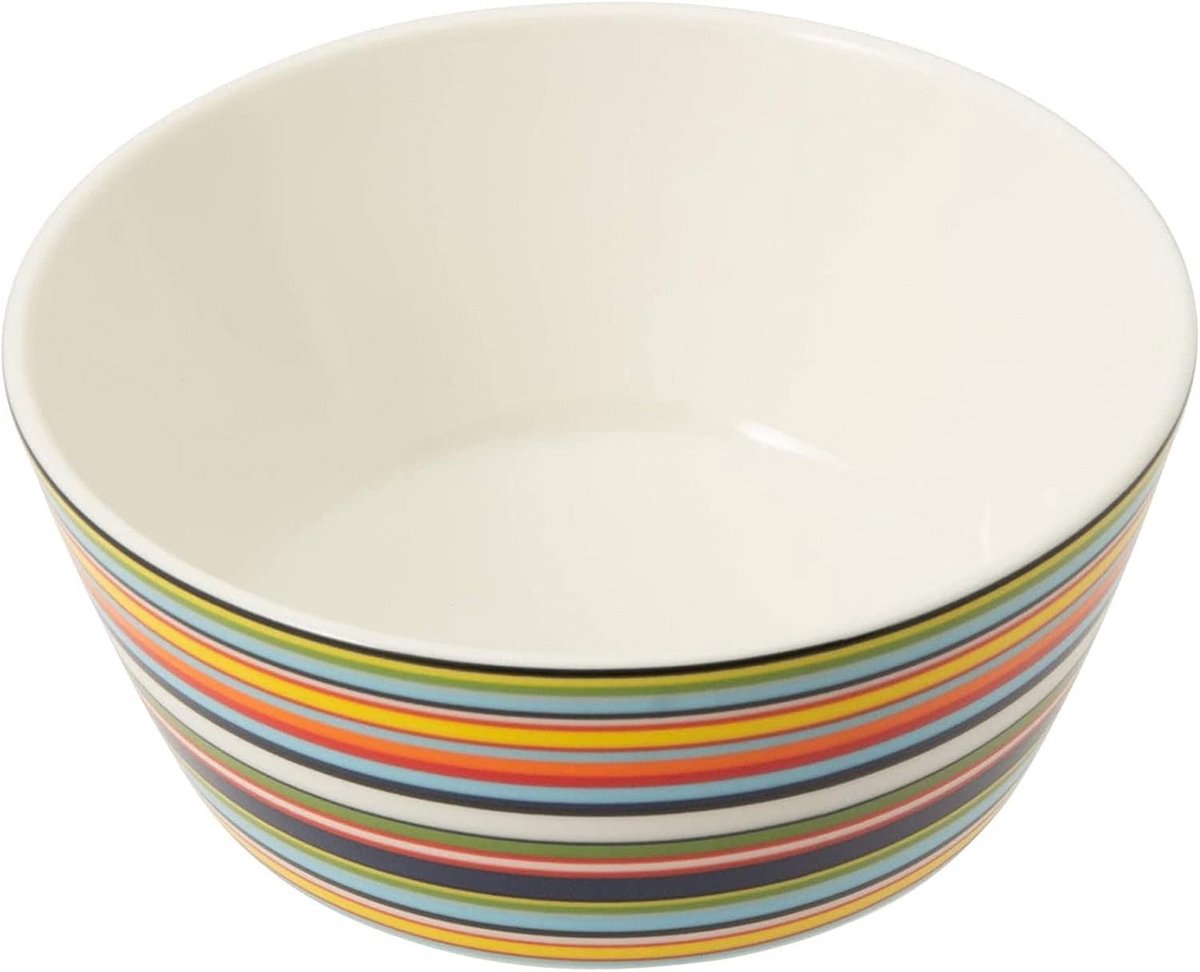 Kleine presenteerschaal 0,25L met vrolijk kleurdesign