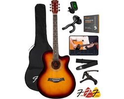 Finesse Akoestische Gitaar - met Videocursus - 4/4 40
