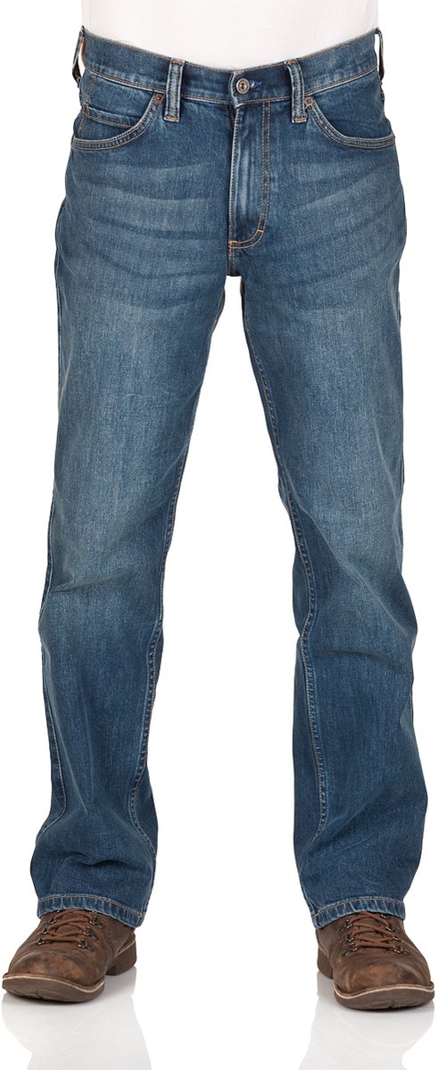 Mustang Heren Jeans Broeken regular/straight Fit Blauw 38W / 36L Volwassenen