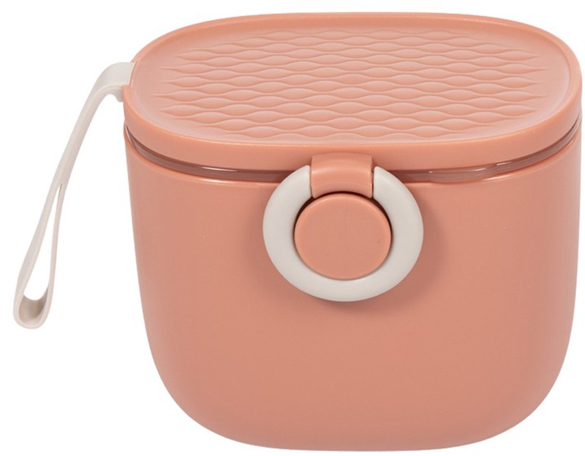 Bo Jungle - Doseerdoos melkpoeder - met maatlepel - Bewaarbakje babyvoeding - Snackhouder - 500ml - Nomadic Powder Box Terracotta