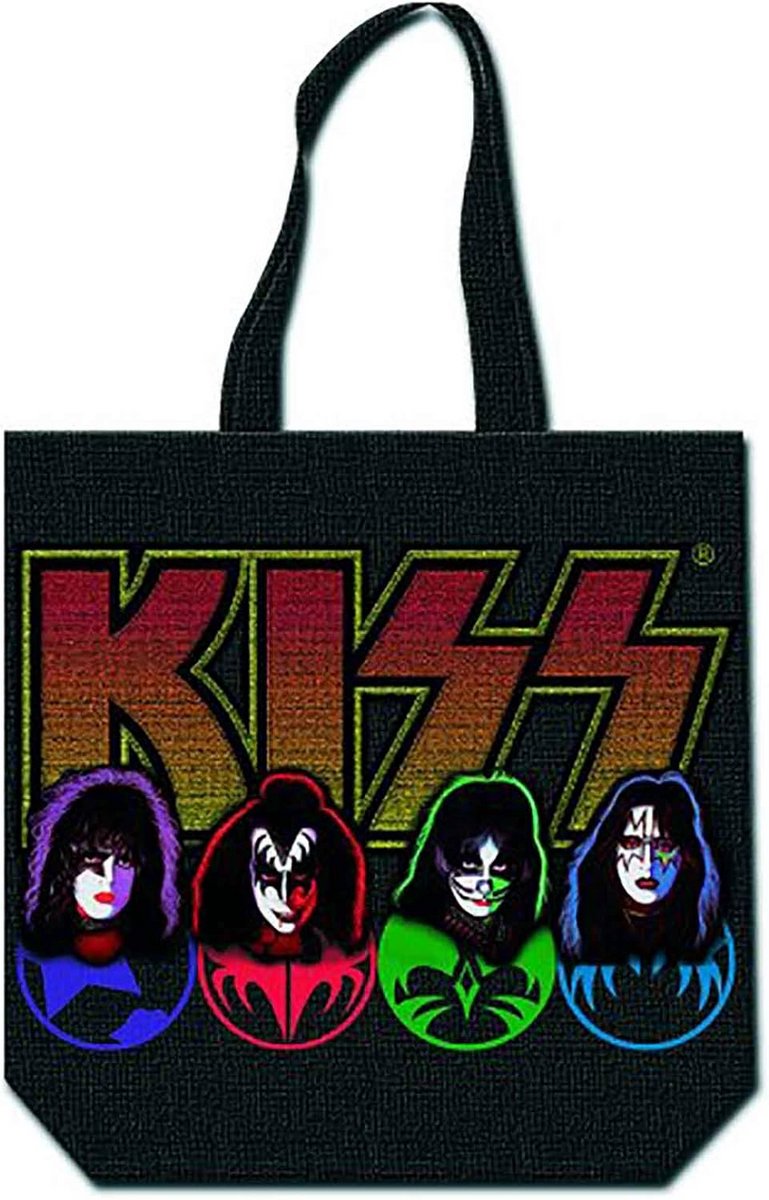 Katoenen Boodschappentas met Band Faces Logo