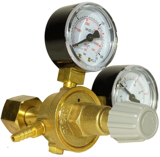 Argon Durchflussmesser Regler, Mig Tig Manometer Regler Gasreduzierer Druckminderer Gasflaschen Druckmesser Schweißer Teile Meter Schweißen Zubehör