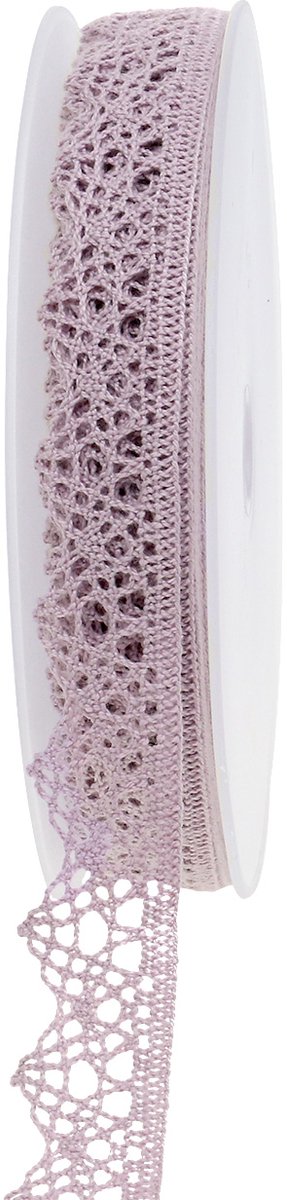 Decoratief lint kant 22mm 20m lila