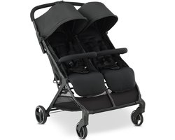 Mooiys Tess Opvouwbare Twin Buggy - Met Draagtas & Regenhoes - Zwart