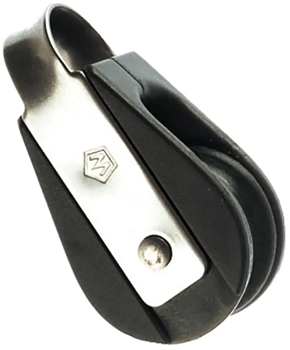 Wichard Eenvoudige Ringlagerpoelie Zilver 25 mm
