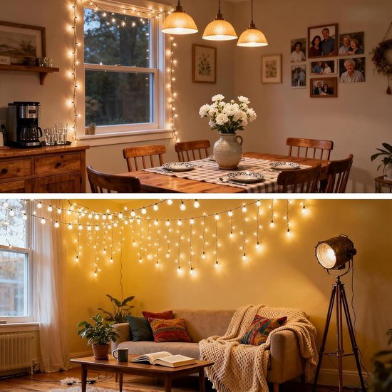 30 stuks mini led lampion lampen voor papieren lantaarns, warm wit - ideaal voor Kerst en Halloween — afbeelding 2