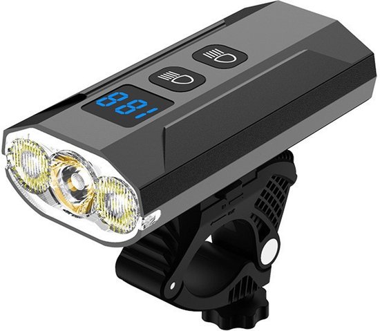 Fietslamp, oplaadbare fietslamp, ultra-lichte 13 modi, IPX5 waterdichte fietslamp voor nachtritten/fietsveiligheid, ultra-lichte USB oplaadbare fietslampenset, gemakkelijk te installeren