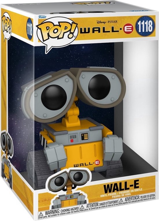 Funko Wall-E Wall-E (Jumbo Pop!) Vinyl Figuur 1118 Unisex Funko Pop! - Neutraal - Standard