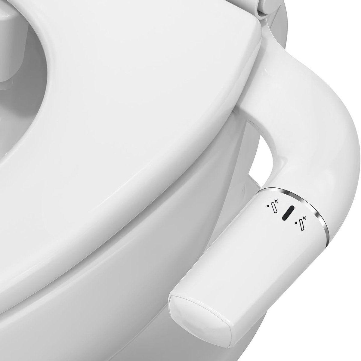 Linkshandige uitvoering - 3/8" - bidet-Bidet voor in het toilet-Bidet installatie-Zelfreinigende bidetsproeier-Eenvoudig te installeren-Toilet bidet opzetstuk