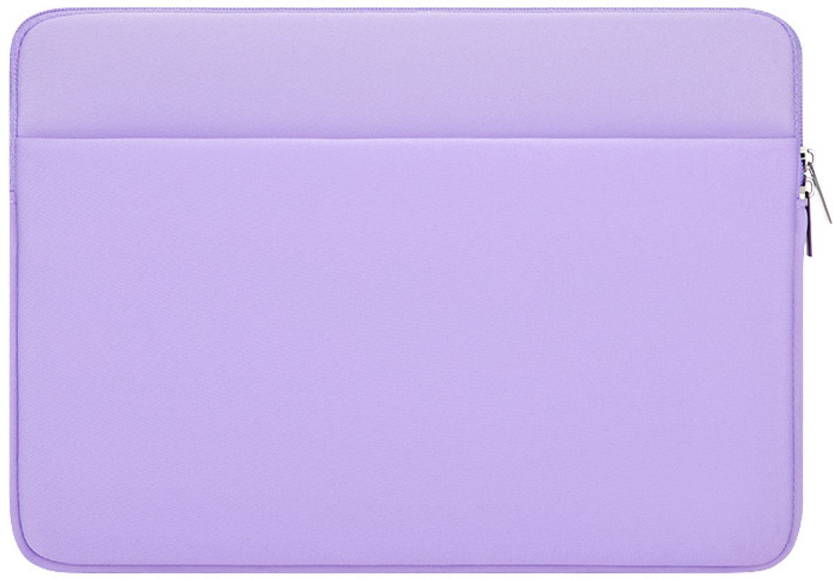 Laptoptas - geschikt voor 13-inch laptops - met voorvak - paars