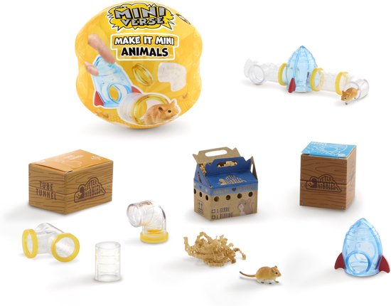 Miniverse - Make It Mini Animals Series 2 - Ensemble de Bricolage - Créer des Miniatures